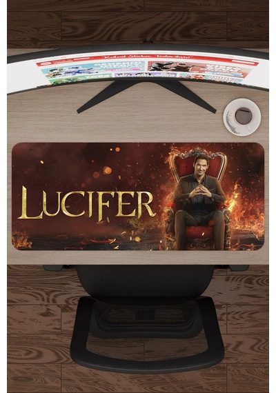Lucifer V1 70x30 Xl Gaming Kauçuk Kaymaz Taban Mouse Pad Fare Altlığı