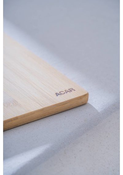 Acar Bambu Dikdörtgen Sunumluk - 59 Cm Kahverengi