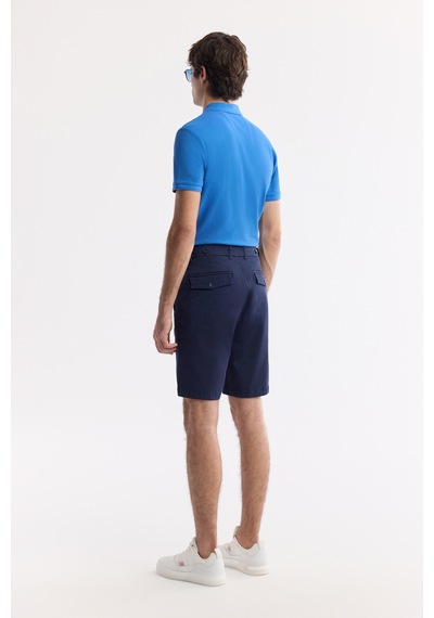 Avva Erkek Lacivert Klasik Bel Pamuklu Bi-stretch Relaxed Fit Şort A51y3727
