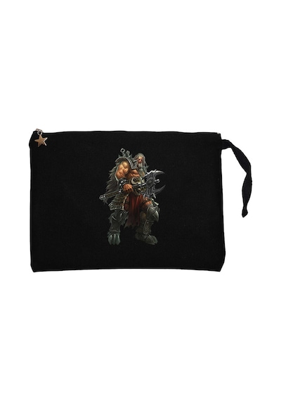 Diablo III Ruhların Reaper'ı B.B.Siyah Clutch / El Çantası Siyah