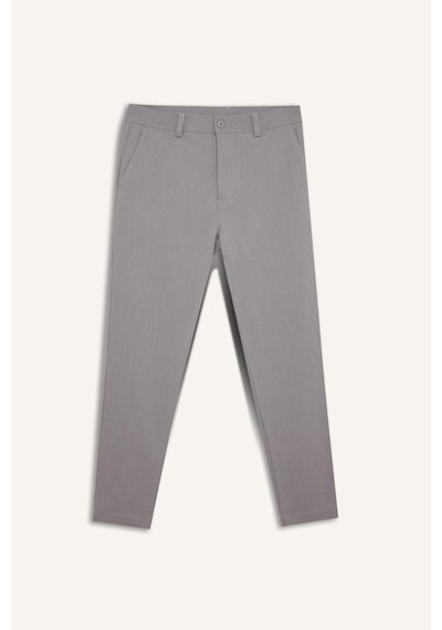 DeFacto Tailored Fit Normal Kesim Düz Paça Her Yöne Esneyen Yazlık Kumaş Pantolon C7508AX25SPGR370