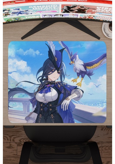 Clorinde Genshin Impact Anime Gacha V5 - 48x40 Xl Gaming Mouse Pad Fare Altlığı