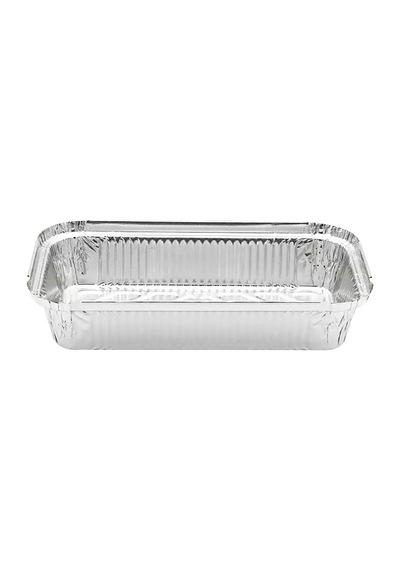 Alüminyum Kapaklı Kase Yemek Kabı 500 Gr Isıya Dayanıklı Tek Kullanımlık Kap 100 Adet Gri