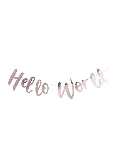 Ginger Ray - Hello World - Asılan Süs 0 - 99