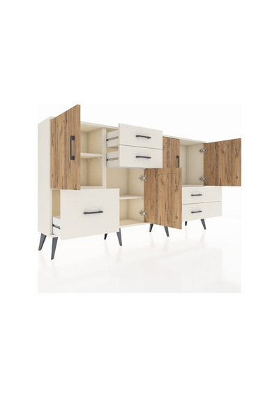Arges Konsol 4 Raflı 5 Çekmeceli 4 Kapaklı 176x30x99 Aytaşı-çam/aytaşı Atlas Çam/aytası - Aytası Arges Konsol 4 Raflı 5 Çekmeceli 4 Kapaklı 176x30x99 Aytaşı-çam/aytaşı Atlas Çam/aytası - Aytası
