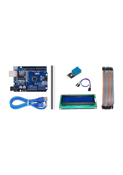 Arduino Sıcaklık-nem Ölçer Proje Kiti Dht11+lcd Stem Kodlama + Türkçe Döküman