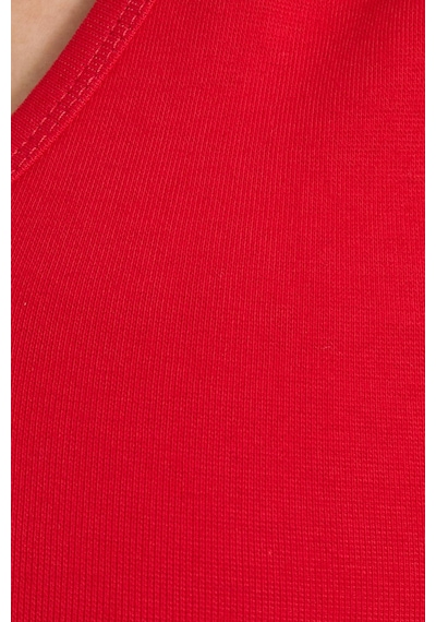 Tudors Kadın Slim Fit Dar Kesim V Yaka Sıfır Kol Pamuklu Ribanalı Kırmızı Bluz-38835 Kırmızı Tudors Kadın Slim Fit Dar Kesim V Yaka Sıfır Kol Pamuklu Ribanalı Kırmızı Bluz-38835 Kırmızı