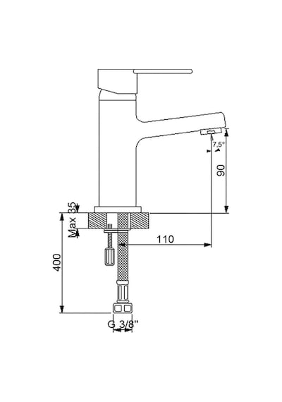 Newarc 971521 Domino Lavabo Bataryası Krom