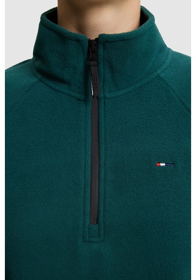 U.S. Polo Assn. Kadın Yeşil Yarım Fermuarlı Sweatshirt 50329013-vr060 Eden Green