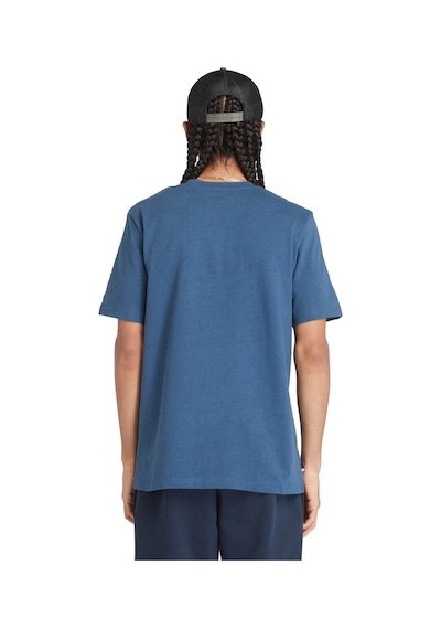 Timberland Embroidery Logo Lacivertvert Erkek Kısa Kol T-Shirt 000000000101988872 Lacivert