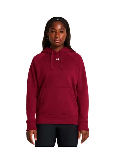 Under Armour Rival Fleece Kapüşonlu Erkek Sweatshirt Bordo