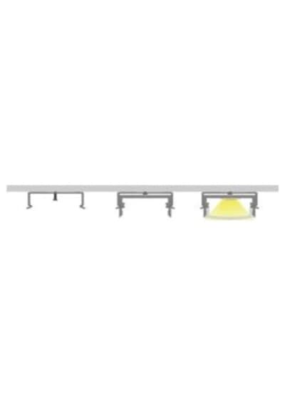10 Lu Set Led Kanal Profil Alüminyum 13x6mm 2 Metre Sıva Üstü İnce Kasa Opak Pleksi Difüzörlü Lineer Led Kanal 2128