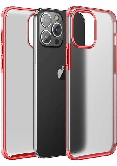 Apple Uyumlu iPhone 13 Pro Max Uyumlu Zore Volks Kılıf-kırmızı Kirmizi -