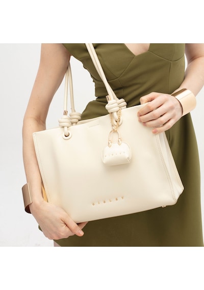 Sisley Bej Omuz Çantası Kadın Sly 414 Sısley