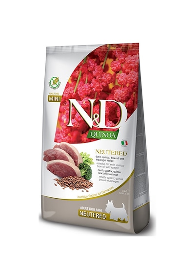 N&D Quinoa Ördek ve Brokolili Kısırlastırılmıs Yetişkin Kedi Maması 2500 G