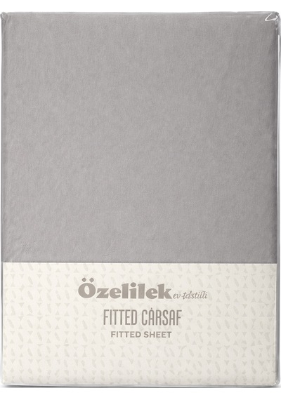 Özdilek Çift Kişilik Colourist Çarşaf - Kül Gri Kül Gri