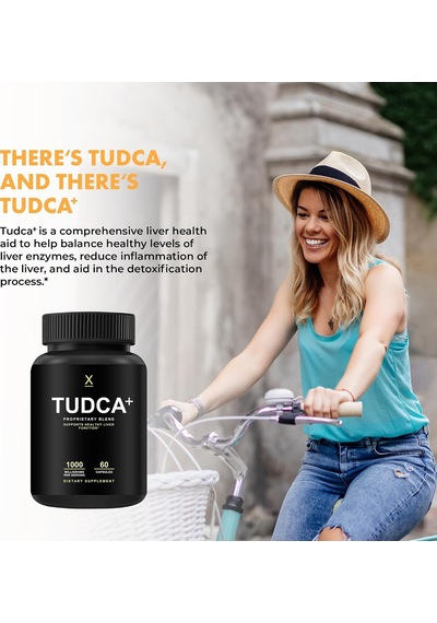 Humanx Store Tudca+ 1000mg Bile Salts Liver Support Gallbladder Cleanse Tauroursodeoxycholic 60 Caps