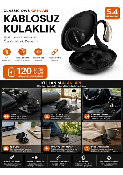 DeanB FB017 Bluetooth 5.4 Kulak İçi Kulaklık