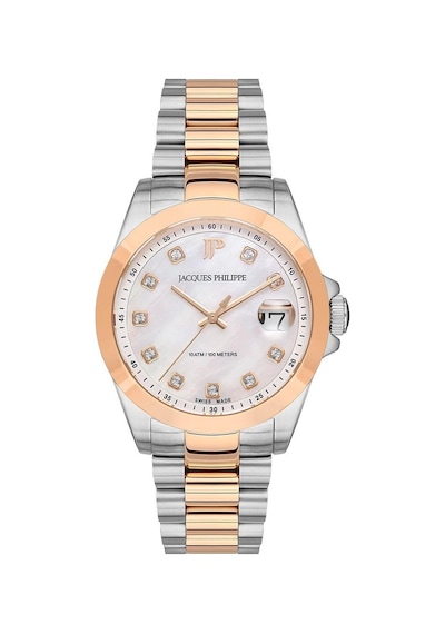 Jacques Philippe Jpqls347388 Swiss Made Kadın Kol Saati Gri - Rose Gold