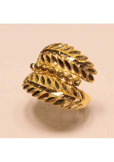 14 Ayar Altın Taşsız  Dorika Toplu Yüzük Guler1003017-14