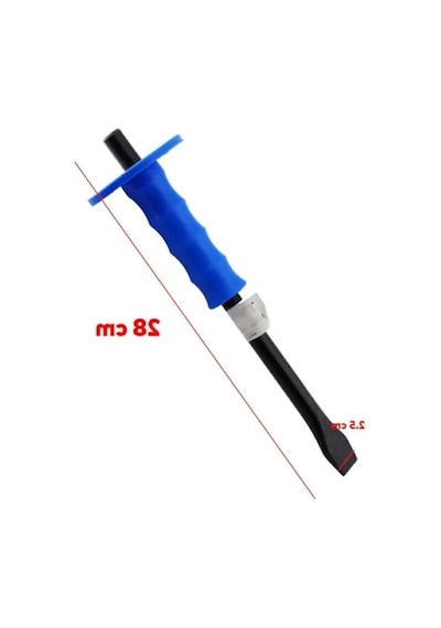 Düz Uç Kırıcı Keski - 28 Cm, Beton Kaya Taş Maden Delici