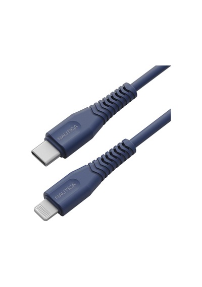Nautica C100 USB-C to Lightning PD 18W Hızlı Şarj ve Data Kablosu 1.2 Metre Navy