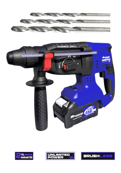 Schmıtzer 6lıset-m Set Pro 21v 43 Parça Şarjlı Hilti Matkap Somun Sökme Taşlama Dekupaj Dairesel Testere
