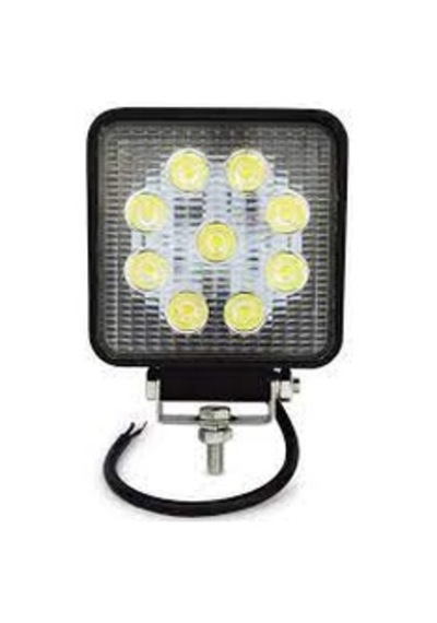 Off Road Sis Lambası Led Kare Çalışma Lambası 9 Ledli 27w