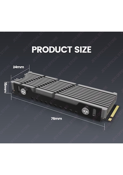 Jeyı Ssd Soğutucu 2280 M.2 Nvme Radyatör Magnezyum+alüminyum İ002