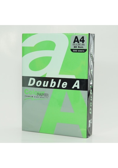 Double A Renkli Fotokobi Kağıdı 500 Lü A4 80 G Papağan Yeşili