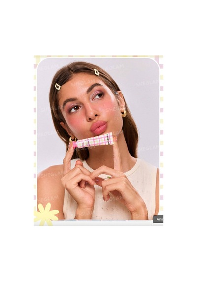Bubble Kiss Lip Balm-peaches Pembe