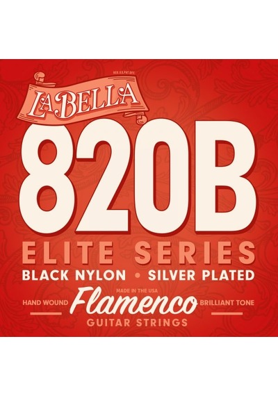 La Bella 820b Elite Flamenko Gitar Teli Seti Profesyonel - Siyah