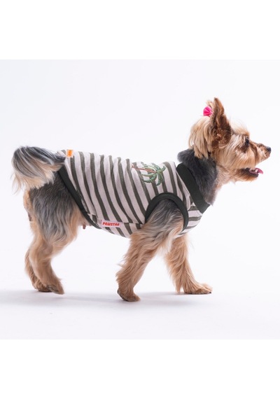 Palm Embroline Tişört Kedi Köpek Tişörtü-kedi Köpek Kıyafeti