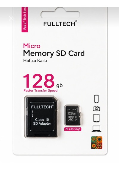 Fulltech Micro Sd 128 Gb Hafıza Kartı Adaptör Dahil