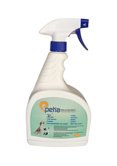 Petia Stain And Odor Remover Kedi Köpek Koku Ve Sprey 750 Ml