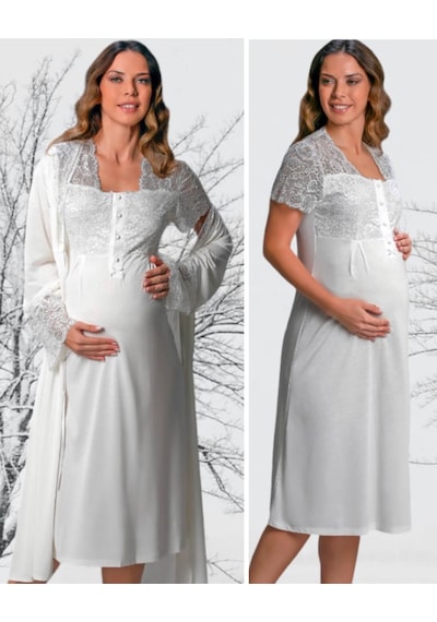 Nehirsel 3016 Hamile Lohusa Gecelik Sabahlık Tk