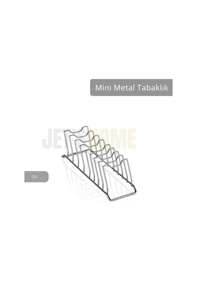 Jet's Home Tezgah U Stu Tabaklık Paslanmaz Tabak Tutucu Bulas Iklık Metal Bulas Ik Sepeti Krom Krom