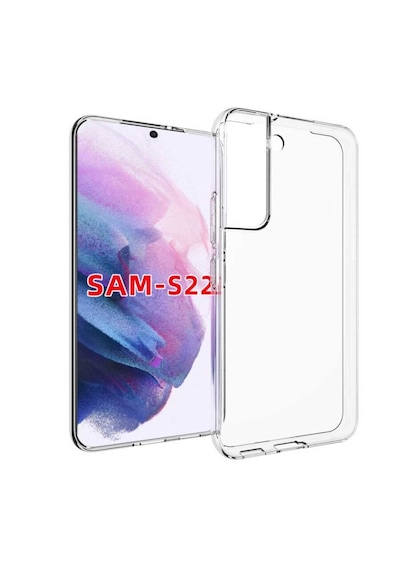 Samsung Galaxy S22 Kılıf Zore Süper Silikon Kapak - Şeffaf