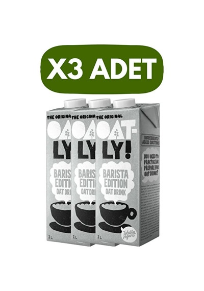 Kahve İçin Özel Oatly Barista Yulaf İçeceği 3 Lü Set