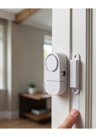 Pencere Sensörü 90 Db Sesli Kapı Alarmı Uczzz7pillikapıalarmı-4
