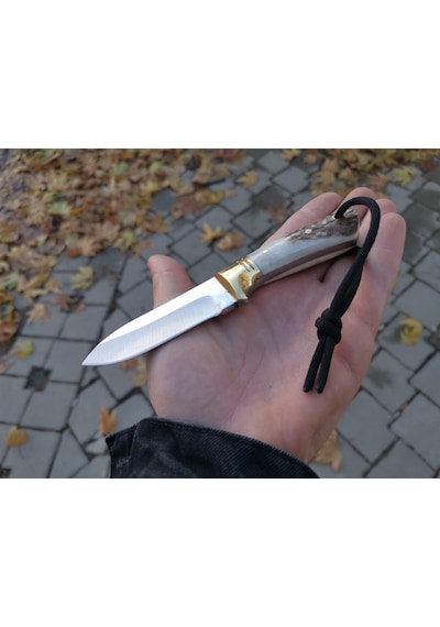 A. K. Mini Kamp Bıçağı (Geyik) Kemik