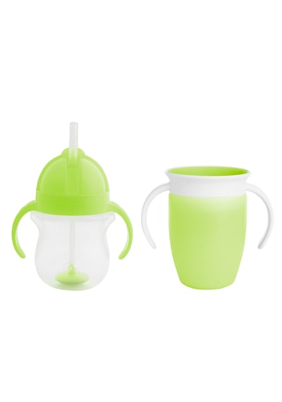 Munchkin Tıklama Kilitli Uçlu Alıştırma Bardağı 6ay+,207ml,yeşil Yeşil