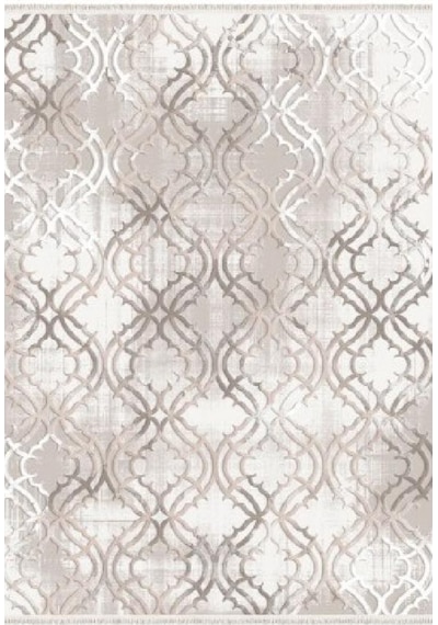 Ipek Halı Gaspara 14559 Bej 100x300 Saçaklı