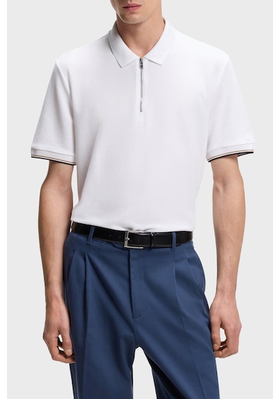 Boss Erkek Polo 50555108 100 Beyaz Beyaz