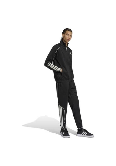 Adidas Stadium 3 Stripes Erkek Siyah Eşofman Takımı