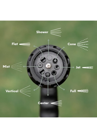 7 Fonksiyonlu 4lü Otomatik Bahçe Sulama Seti Tabancası 1/2" Md-708