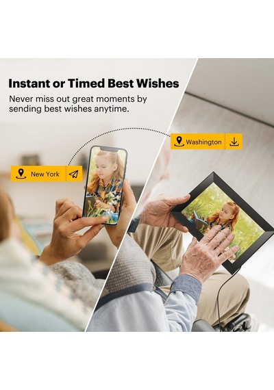 Tr Dijital Resim Çerçevesi, Wi-fi 10,1 İnç, Hd Ips Dokunmatik Ekran, Elektronik Resim Çerçevesi, 32 Gb Bellek, Otom Diğer