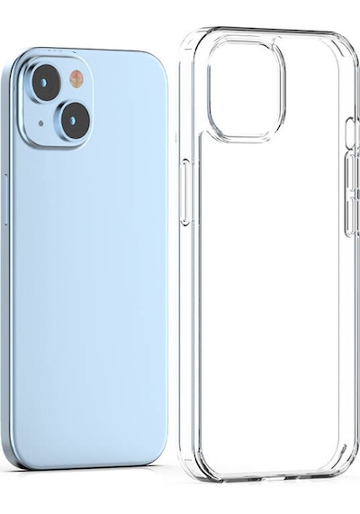 Apple Uyumlu iPhone 15 Plus Kılıf Şeffaf Tam Koruma Sağlayan Premium Tpu Silikon Kapak Ryc/coss Şeffaf