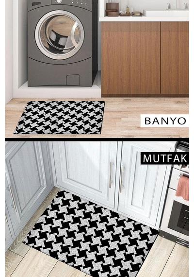 Dekoratif Kapı Önü Paspas, Dış Mekan/ev İçi/banyo/mutfak/yatak Odası/giriş Paspasları Kazayağı Baskılı Diğer