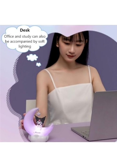 Kawaii Gece Lambası Sevimli Anime Karakter Led Işık Lambası Güzel Oda Dekor Eşyaları Şarj Edilebilir Masa Lambas Diğer